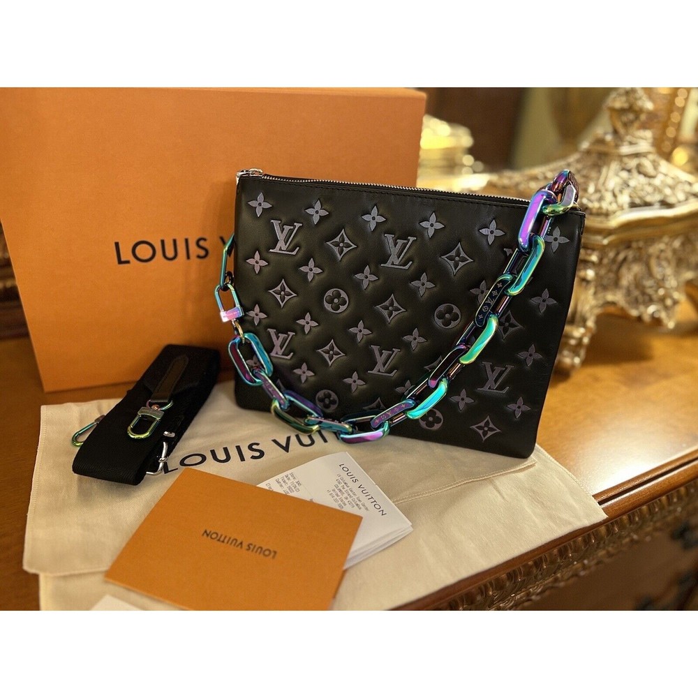Louis Vuitton Coussin PM Sky Black M23618 💯% Authentic - Picture 1 of 15